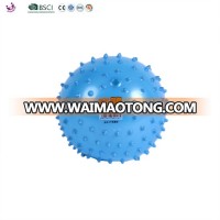 10cm custom logo print rubber inflatable spiky massage ball toys for kid