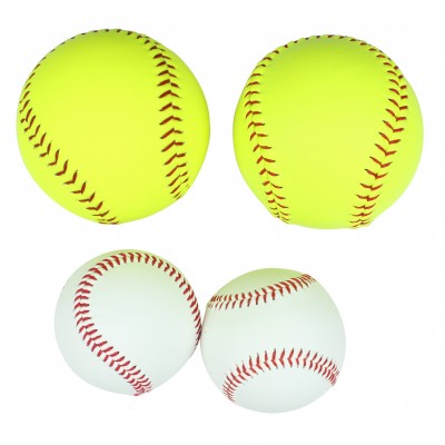 High Quality 12 Inch Pvc Custom Printing PVC Leather Softball Baseball