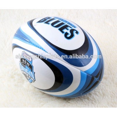 New Material Customized Promotional Custom Size 5 Leather Rugby Ball