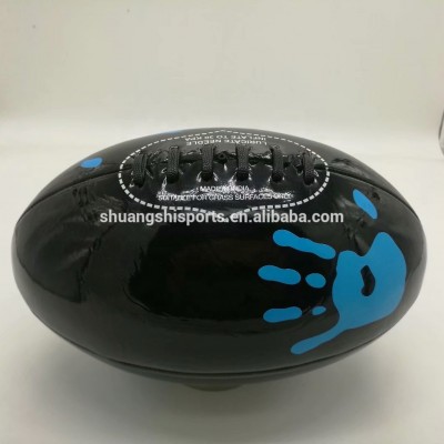 Machine Stitch Foam PVC Standard Rugby Ball Pu Size 5 Official Plastic Stress Rugby League Ball