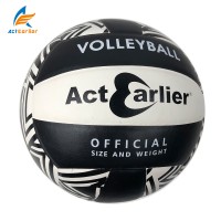 ActEarlier pu leather soft touch size 5 volleyball with custom logo outdoor sports School Ball Training Volleyball Playing